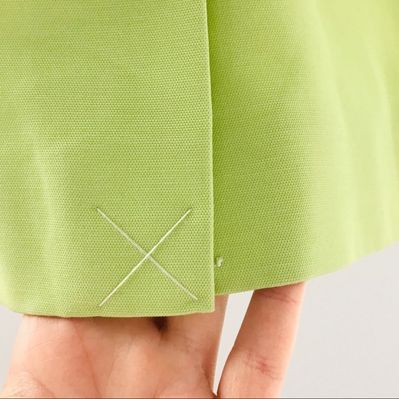 Ann Taylor Loft Retro Lime Button Peacoat - Picture 7 of 8
